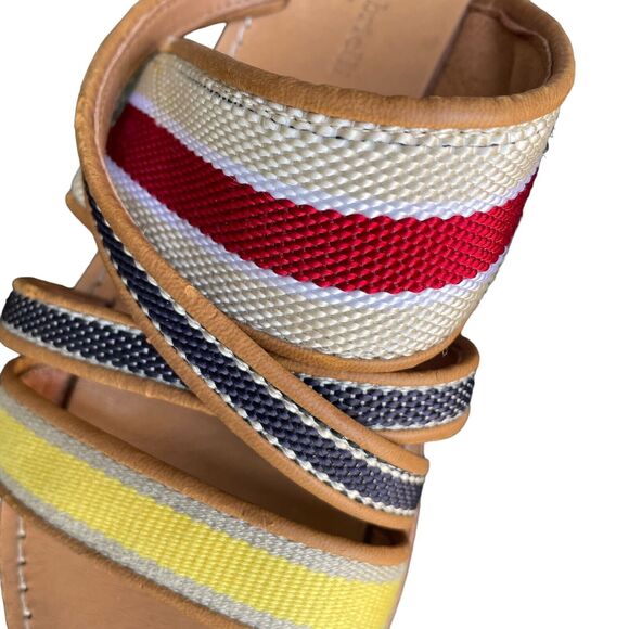 Morena Gabriella Adria Sandals Sz 40 EU/ 9US Made in Italy Preppy Slides Boho - Picture 4 of 11